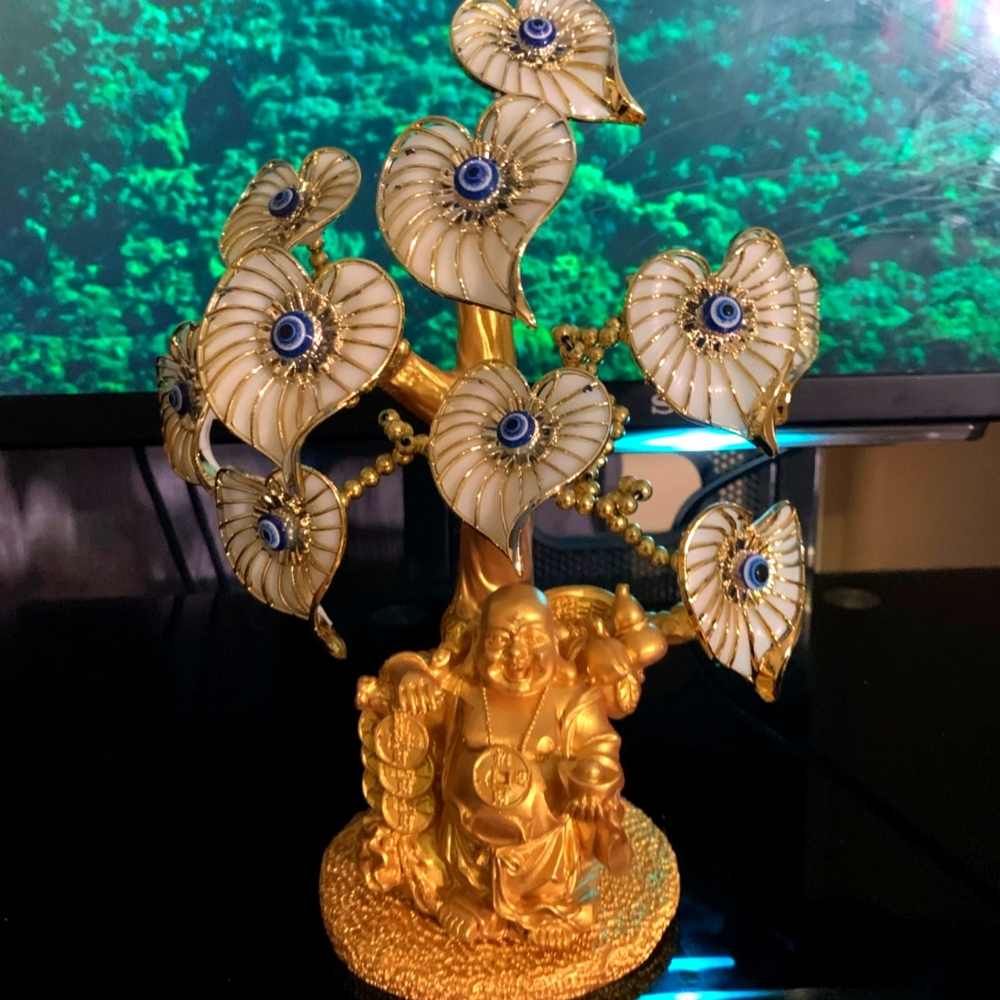 The evil eye Buddha tree